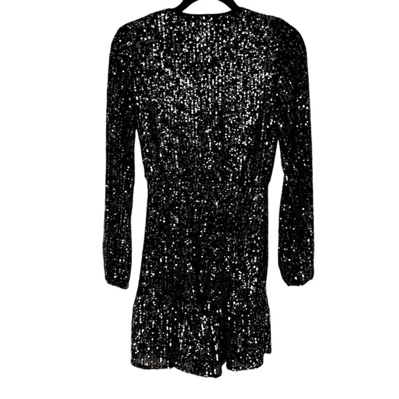 EVERNEW Raquel Sequin Tiered Skater Dress - Picture 6 of 13